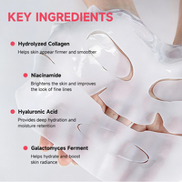 Masque Visage Bio Collagène Profond Hydratant de Gros, Masque Nuit Hydrogel pour Soin de la Peau, Véritable Masque Facial Bio Collagène Profond
