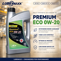 Huile moteur entièrement synthétique premium 0W-20 pour voitures particulières 1L 4L, faible viscosité, lubrifiant économe en carburant