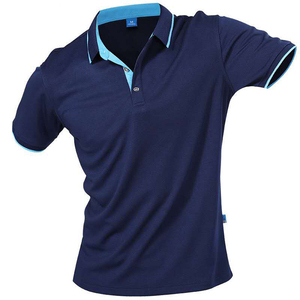 Venta al por mayor, OEM 2021, moda personalizada para hombre, Polo de lí<span class=keywords><strong>nea</strong></span> <span class=keywords><strong>a</strong></span> rayas con Pin rojo, camisetas con collares - Product Image 2