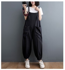 Summer Sleeveless One Piece <strong>Jumpsuit</strong> Women <strong>Baggy</strong> Suspender Trouser Overall Fashion Cargo Harem <strong>Jumpsuit</strong> - Product Image 6