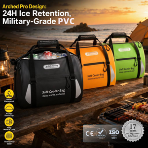 Bolsa Térmica Arqueada, Impermeable, para Alimentos, Ideal para Playa y Picnic, PVC de Alta Densidad, Venta al Por Mayor - Product Image 1