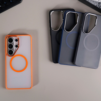 Coque de téléphone magnétique antichoc en PC JOYPORODO B350 pour Samsung S23 S24 S25 S26 Ultra, Coque mate professionnelle pour iPhone