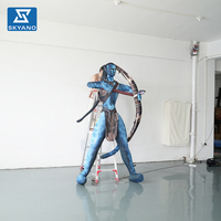Modèle de personnage Avatar gonflable personnalisé pour la décoration d'événements commerciaux en plein air