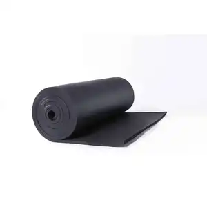 20Mm Dikte Zwart Rubber Schuim Flexibele Isolatie Rubber Voering Blad Roll Milieuvriendelijk Siliconenmateriaal Rubber Schuim