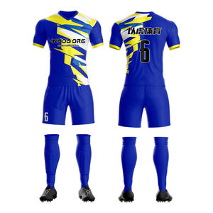 Inhoo org Unisex magliette e top da calcio per adulti personalizzabili stampa maglia da calcio nome della squadra in bianco servizio di abbigliamento OEM - Product Image 3