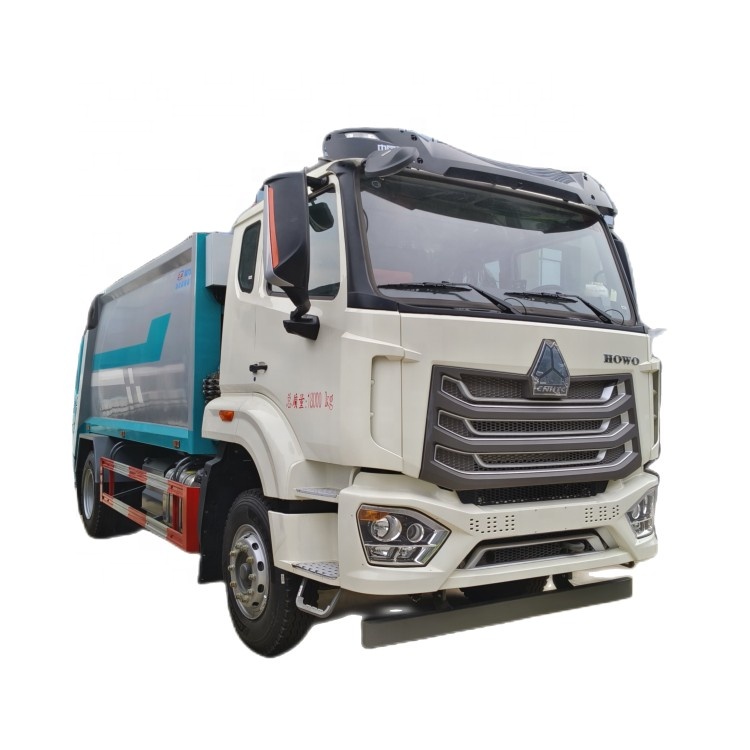 Компрессионный мусоровоз Sinotruk Howo 4x2 небольшой 6 cbm-12 cbm гидравлический компрессионный мусоровоз