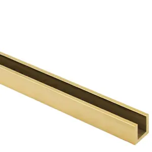 Кромкооблицовочная панель из нержавеющей стали, U T L профиль, золотые 1,5 м металлические полосы, нержавеющая сталь, внутренние декоративные настенные протекторы