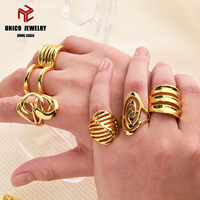 Bague géométrique creuse rétro avec design personnalisé, bague creuse en acier inoxydable pour femmes, bijoux personnalisés en gros