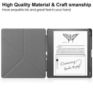 Sang trọng PU da cứng PC Shell 10.2 inch <span class=keywords><strong>eBook</strong></span> Thông Minh bảo vệ từ tablet Bìa trường hợp đối với 2022 2024 Kindle <span class=keywords><strong>Scribe</strong></span> - Product Image 2