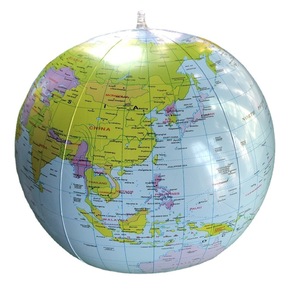 Globo inflable globo terráqueo con mapa del mundo, cognición de iluminación para niños, pelota de playa, globos de juguete, venta al por mayor <span class=keywords><strong>en</strong></span> stock - Product Image 2