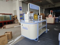 Cabinet de cosmétiques arabe de luxe personnalisé soins de la peau parfum meubles support vitrine kiosque d'affichage pour parfums boutique centre commercial