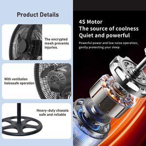 Ventilateur sur pied électrique portable <span class=keywords><strong>de</strong></span> qualité, ventilateur sur pied avec télécommande, ventilateur sur pied, ventilateur sur pied <span class=keywords><strong>de</strong></span> <span class=keywords><strong>18</strong></span> <span class=keywords><strong>pouces</strong></span> - Product Image 3