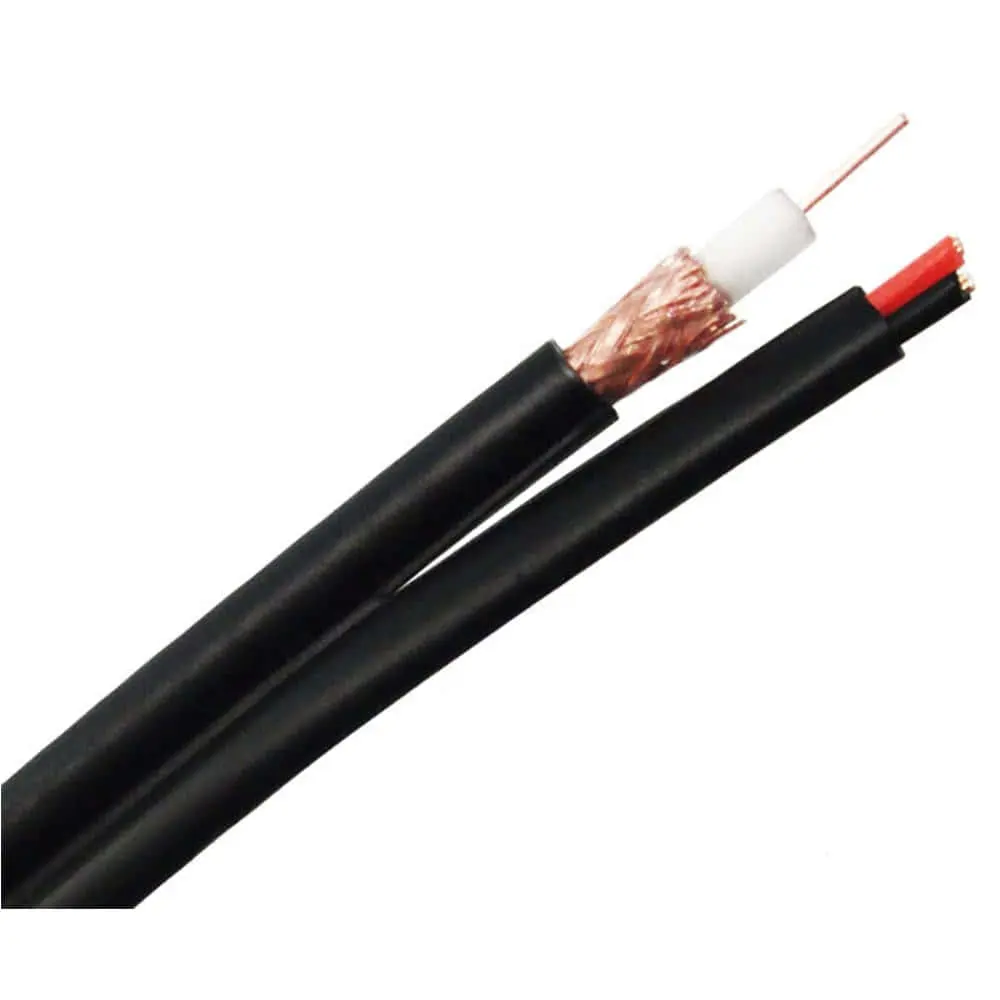 OEM Coaxial Cable+power Cable RG59 Siamese Cable for video audio CCTV camera and DVR