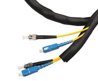 Telar dividido de alambre trenzado, cubierta de Alambre Tejido, tubo protector, gestión de cables, cordón de envoltura automática, malla de manga para arnés automotriz