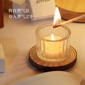 Scented Tea Candle Round 4 Hour Smokeless Romantic Colored Wax Indoor Home Decoration Birthday Proposal Wedding Favor - Product Image 3