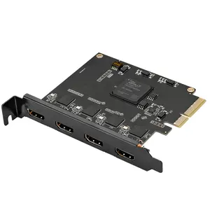 IOCREST Quad MI视频采集卡pci-e x4接口多通道直播