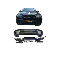 Venta caliente de alta Calidad 2008 ~ 2013 X6 E71 actualizado a MP Style Full Body Kit para BMW Parachoques delantero, difusor trasero, faldón lateral