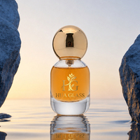 Vente en gros de flacons de parfum miniatures de 15 ml, flacons vides transparents, logo et boîte personnalisés, vaporisateur à pression, flacon de voyage de 15 ml, flacon en verre