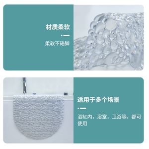 Alfombrilla de Baño Antideslizante Ecológica de PVC Estilo Americano, Efecto Adoquín, Secado Rápido, Masaje para Pies - Product Image 2