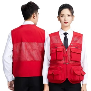 Custom Logo Unisex Workwear Vest Multi Pockets <b>Construction</b> <b>Work</b> Vest <b>Clothes</b> High-End Waistcoat Vest - Product Image 1