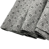 Vente en gros de tissu de support antidérapant personnalisé coussin de support final en polyester à pois tapis tapis tissu de rembourrage secondaire