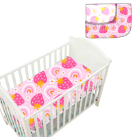 Drap de lit bébé en bambou Zhengpai, doux, imprimé sur mesure, toutes saisons, literie pour enfants, vente en gros, OEM, faible MOQ