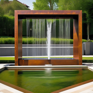 Adornos de Jardín, Fuente de Agua de Acero, Ideas para Fuentes de Agua, Fuente de Metal para Jardín - Product Image 6