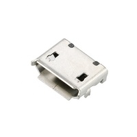 Micro USB tipo B Conector hembra de 5 pines 5,9mm de longitud Montaje SMT horizontal Conector USB de borde enrollado