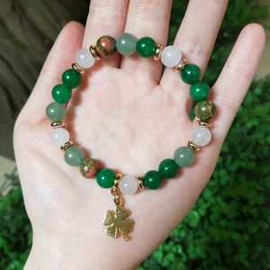 สร้อยข้อมือหินธรรมชาติ ลูกปัดแก้วหลากสี เสริมความมั่งคั่งทางธุรกิจ ผลิตภัณฑ์พรีเมียมจากผู้ผลิตที่ได้รับการรับรอง บริการจัดชุดสินค้า - Product Image 1