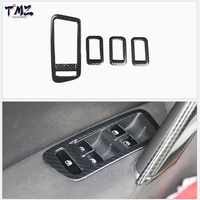 Kit de décoration complet pour accoudoir de porte de console centrale style fibre de carbone, accessoire intérieur pour Volkswagen Golf Mk7 2014-2020 LHD