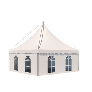 Carpa Piramidal para Exteriores, Gazebo, Carpa Pagoda 4x4m, Tela de Poliéster, Gran Espacio, Uso en Verano, Apertura Automática Rápida, Refuerzo Diagonal - Product Image 5