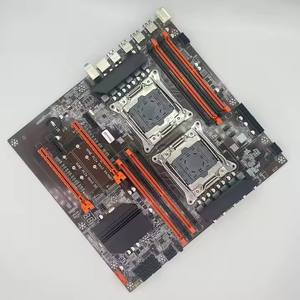 Carte mère X99 prenant en charge deux processeurs LGA2011 Xeon E5 <span class=keywords><strong>2680</strong></span> <span class=keywords><strong>V4</strong></span> et 32 Go de mémoire DDR4 2400 MHz pour ordinateur de bureau (seule la carte mère) - Product Image 2