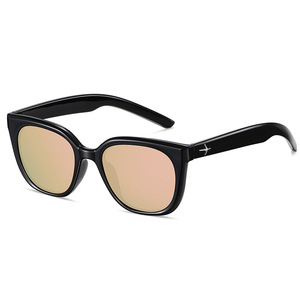 Lunettes de soleil pour femmes, monture noire, verres en résine, protection UV400, pour la conduite, la pêche, les sorties, à la mode - Product Image 4