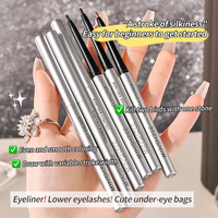 Grosir pensil bulu mata pensil MINSHZEE, tahan air dan tahan keringat, pena Gel Eyeliner persisten