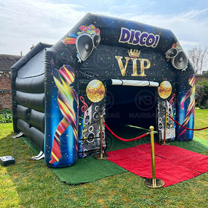 Negro portátil LED Disco inflable <span class=keywords><strong>club</strong></span> nocturno tienda Pop Up <span class=keywords><strong>Night</strong></span> <span class=keywords><strong>Club</strong></span> fiesta tienda para ventas - Product Image 2