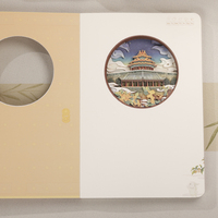 3D A5 Palais Impérial Japonais Art Design Journal Thanksgiving Vacances Souvenir Culturel Cadeau avec Couverture en Papier