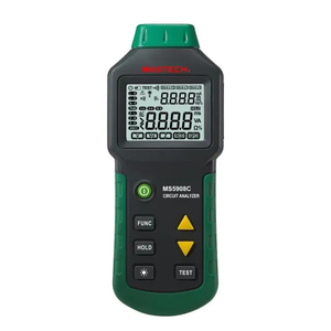 Mastech MS5908C Circuito Analisador Linha Tensão <span class=keywords><strong>Tester</strong></span> RCD <span class=keywords><strong>Trip</strong></span> Current Meter - Product Image 2