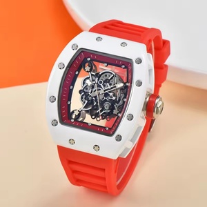 Lightweight Carbon Fiber Fully Hollow Barrel-shaped Dial, Sapphire Crystal, Soft Silicone, <b>Automatic</b> Mechanical Watch - Product Image 2