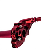 CNC Gatling Silah Hızlı Gaz Kolu Montajı Motosiklet Elektrikli Scooter Büyük Strok Hızlı Hızlandırıcı Döner Kavrama Kolu 22mm