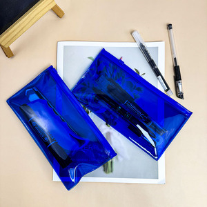 Transparent PVC fichier sac PVC pochette à fermeture éclair en plastique fichier organisateur fourre-tout étanche portefeuille école bureau titulaire <span class=keywords><strong>Document</strong></span> sac - Product Image 6