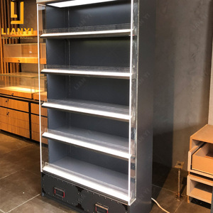 LY Modern Iron <b>Shelving</b> Display Furniture Metal Cosmetic Stands for Shop Decoration Design - Product Image 4