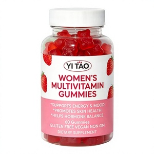 Gummies multivitaminés pour femmes en marque blanche/OEM/ODM |   Énergie, soutien de l'humeur, santé de la peau, équilibre hormonal, végétalien, sans gluten - Product Image 1