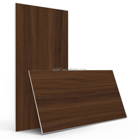 Panel de Pared de PVC y Bambú Ignífugo de 3 mm, Resistente a los Rayos UV, con Textura de Madera 3D para Revestimiento Comercial de Hoteles/Almacenes/Baños