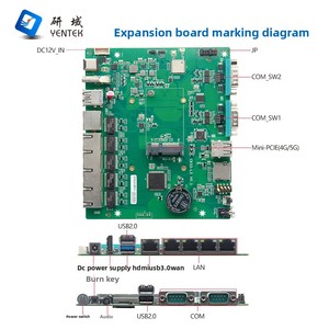 New BM35-L5 Linux eMMC Mini Máy chủ máy tính công nghiệp với dual cổng nối tiếp 5 cổng mạng RK3399/3568 Quad Core DDR4 - Product Image 3