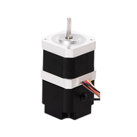 Moteur pas à pas hybride Kaifull NEMA 17 24V avec frein 1.6A 31N.cm 2 phases axe 5.0mm KST-42D22-M-0010 pour axe Z CNC DIY 3D