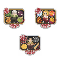 Support en acrylique transparent en gros pour figurines de dessins animés, décorations de table, cadeaux pour la famille et les amis, souvenirs