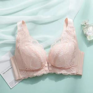 <span class=keywords><strong>Soutien</strong></span>-<span class=keywords><strong>gorge</strong></span> push-up sans fil anti-relâchement pour femmes enceintes et allaitantes Sous-vêtements spéciaux post-partum avec bouton d'ouverture sur le devant - Product Image 5