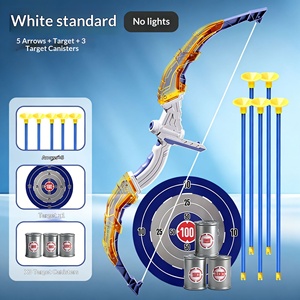 ชุดของเล่นธนูและลูกศรสำหรับเด็ก ชุดของเล่นธนูเรืองแสงพร้อมลูกศร เป้า และกระบอกใส่ลูกศร - Product Image 6