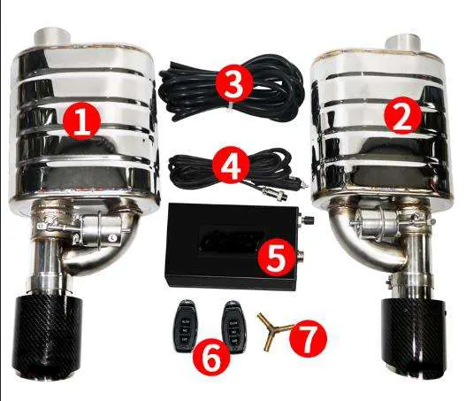 Hot Sale Made in China performance exhaust system Valvetronic Muffler With The Exhaust Cutout Valve