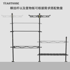 ขายึดตั้งโต๊ะ YUANTOOSE ขนาด 35 มม. รองรับความหนาสูงสุด วัสดุอลูมิเนียมอัลลอยด์ ปรับระดับได้ สำหรับใช้กับโต๊ะ - Product Image 2